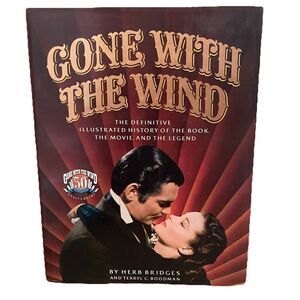 GONE WITH THE WIND 50th Anniversary Illustrated Softcover Book 1989 Movie Film